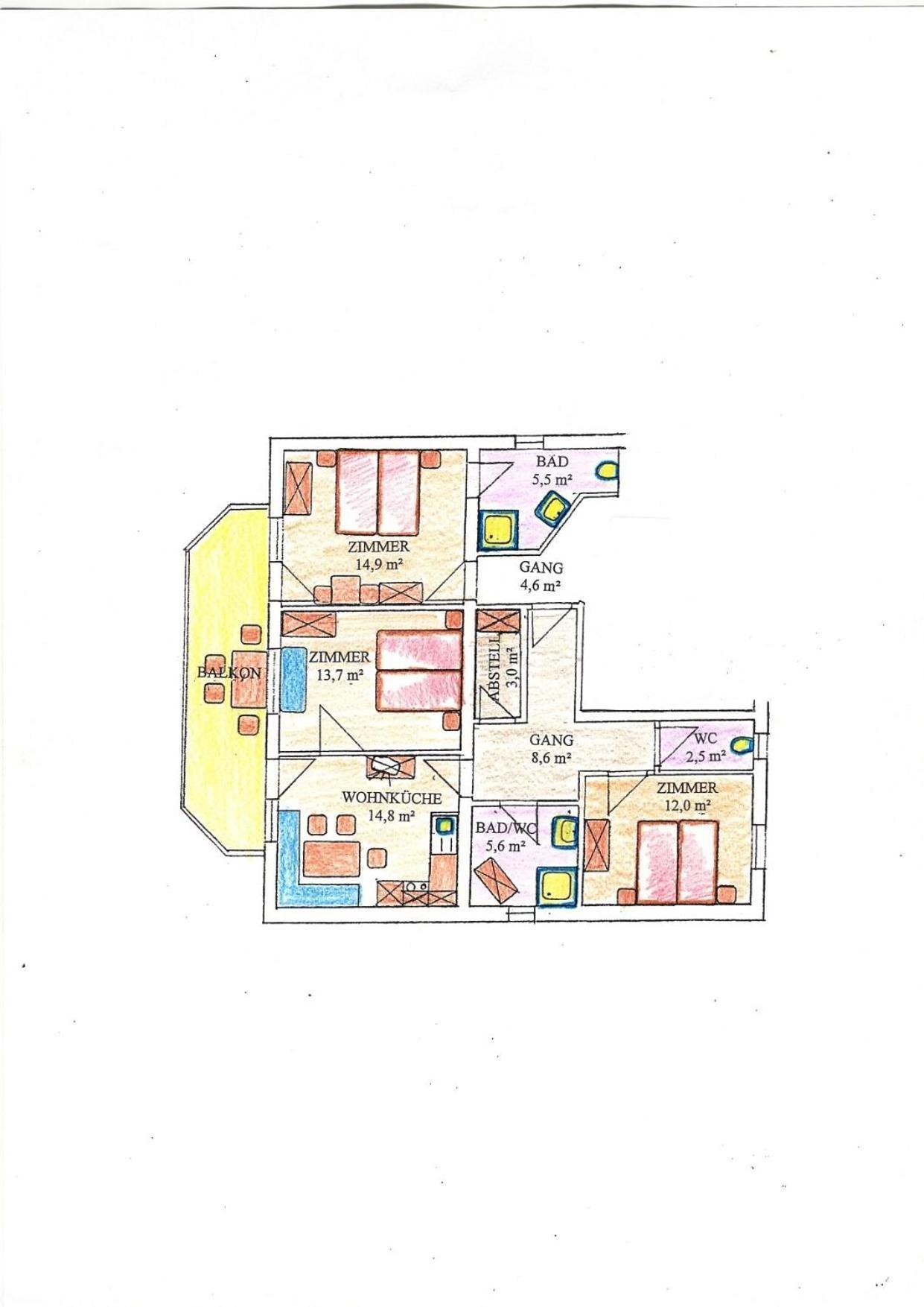 Apartamento Haus Simone Neustift im Stubaital Exterior foto